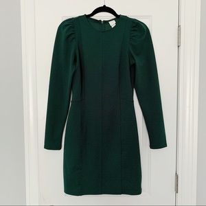 H&M Long Puff Sleeved Mini Dress